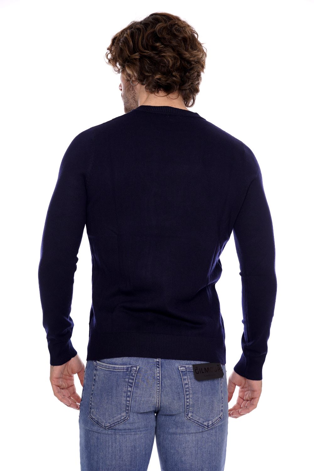 Take Two Maglione Blu Da Uomo