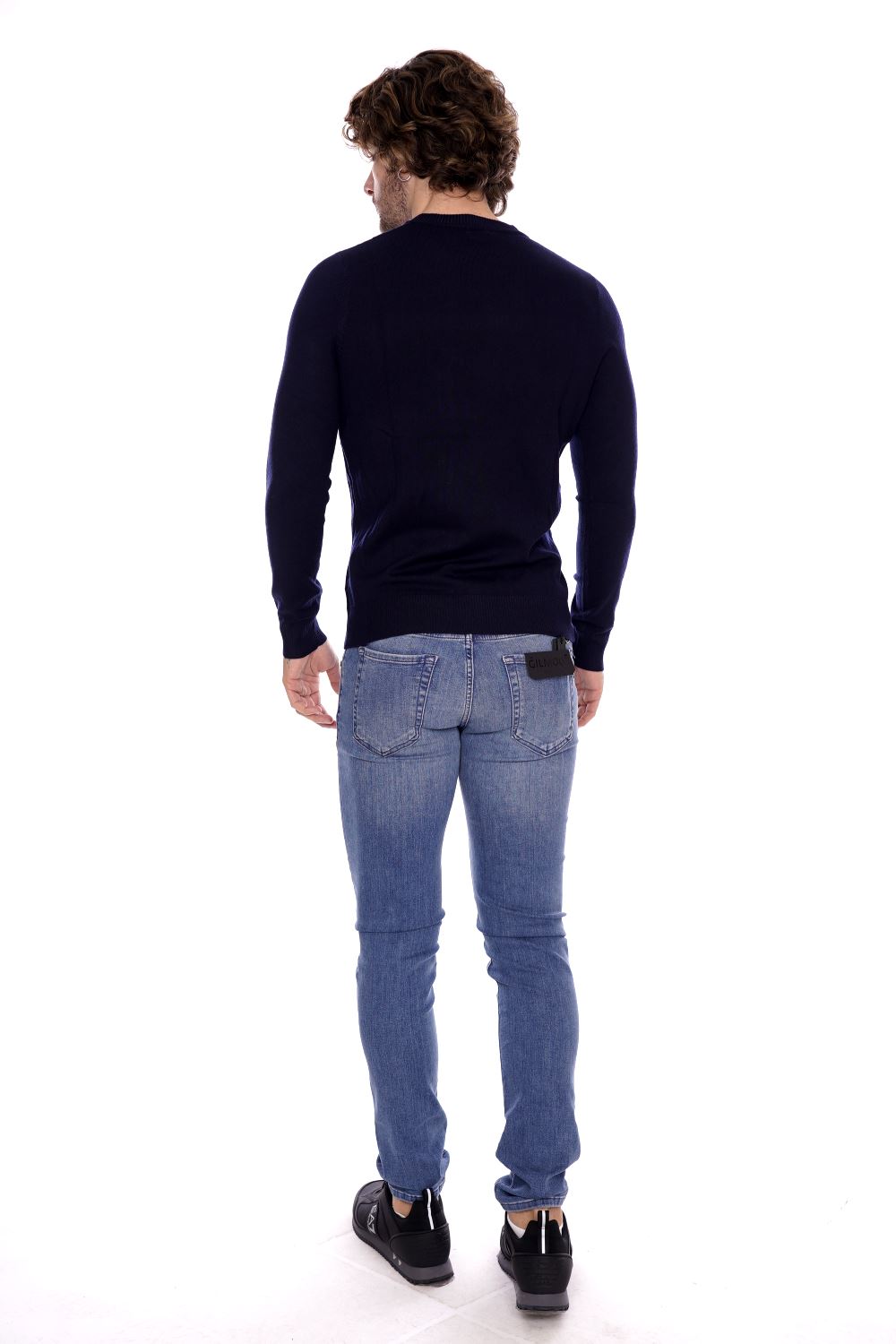 Take Two Maglione Blu Da Uomo
