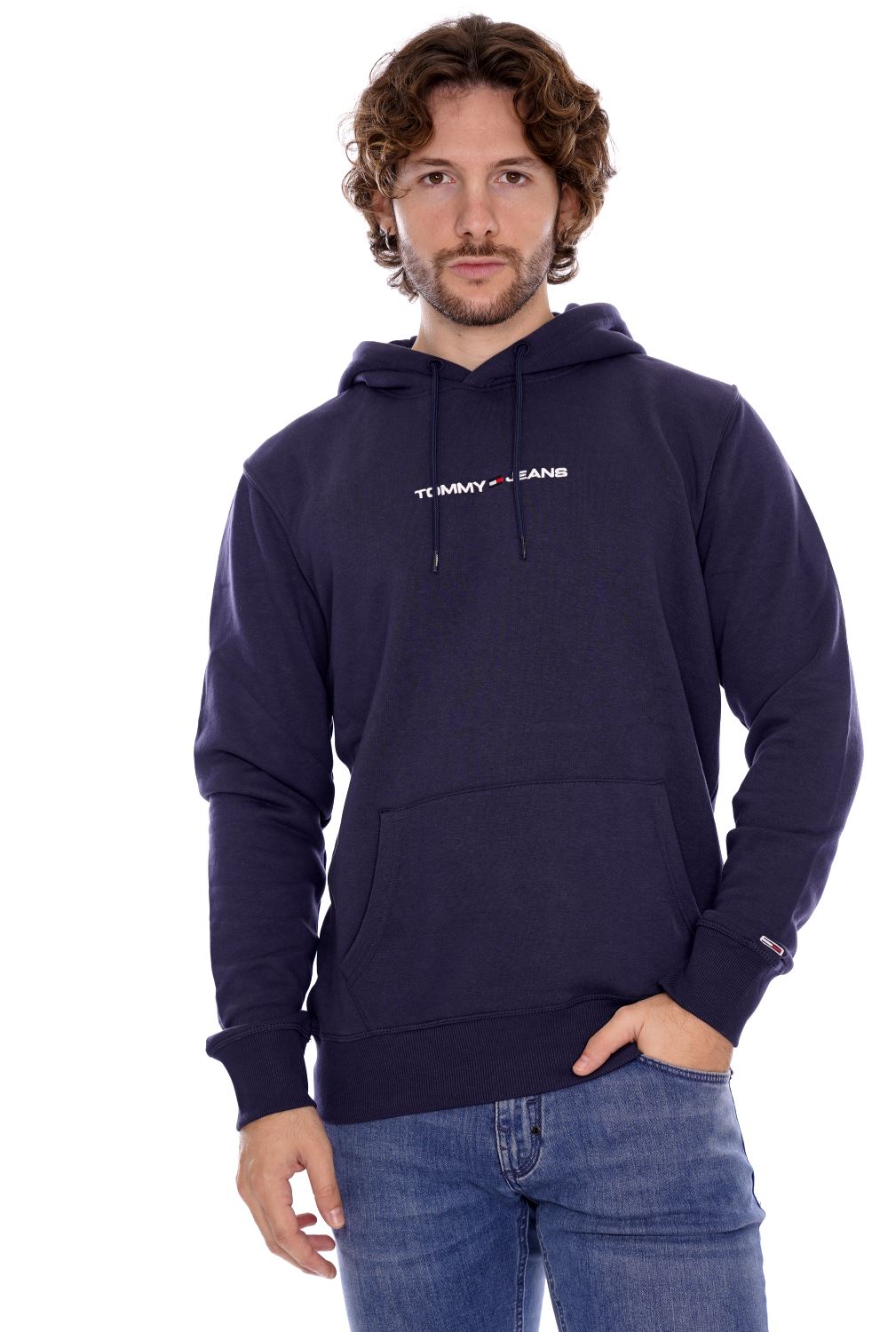 Tommy Hilfiger Felpa Blu Da Uomo