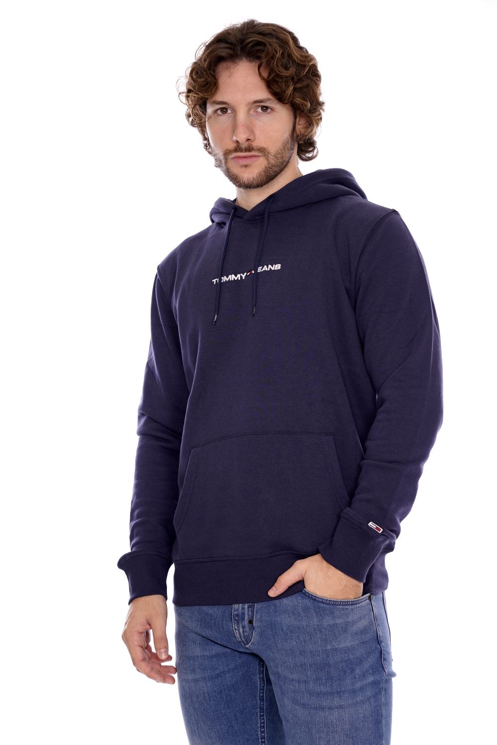 Tommy Hilfiger Felpa Blu Da Uomo