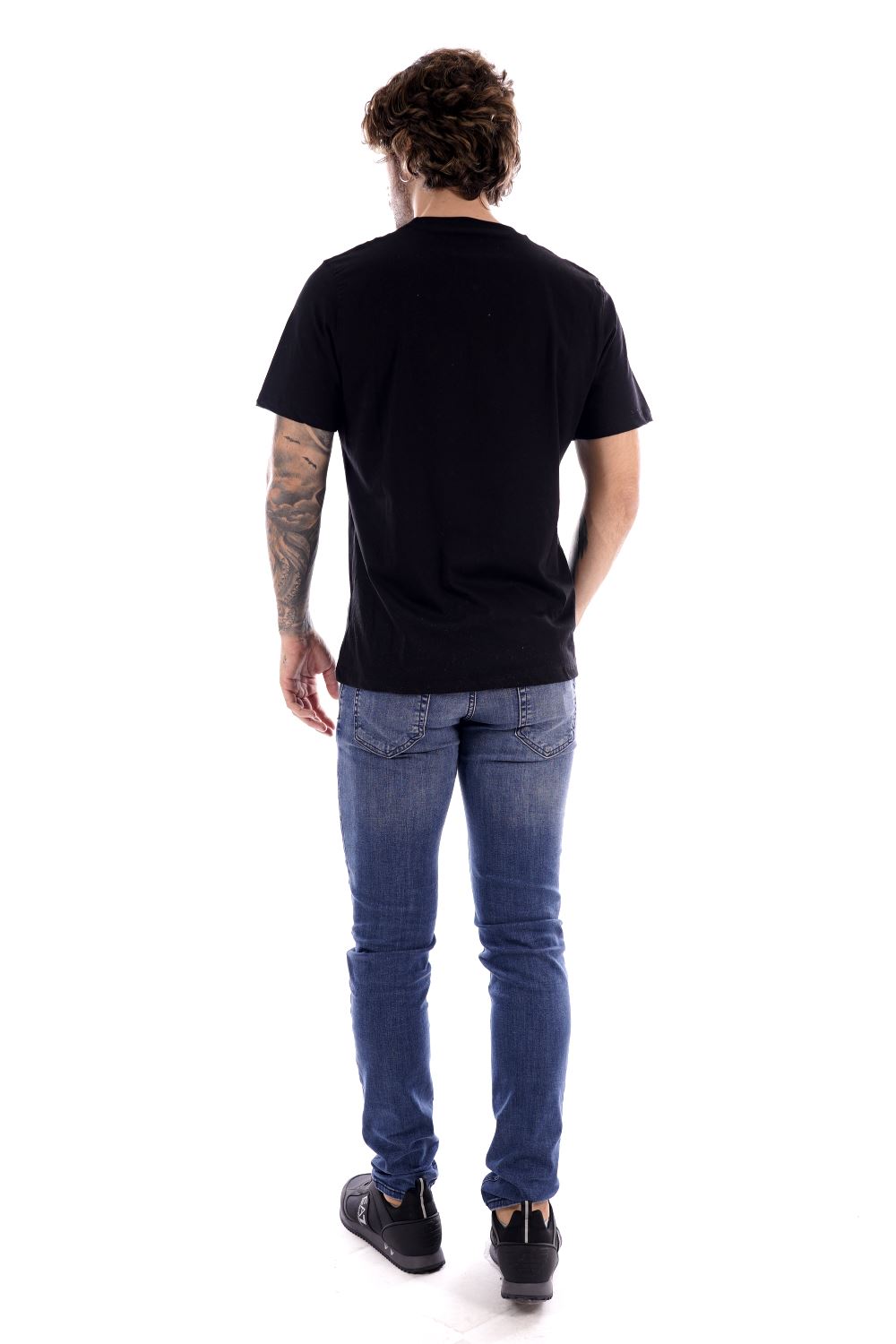 Under Club T-shirt Nera Da Uomo