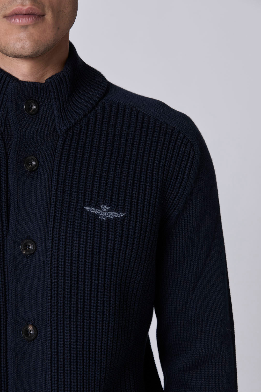 Cardigan AERONAUTICA MILITARE da Uomo - blu MA145408380 BLU