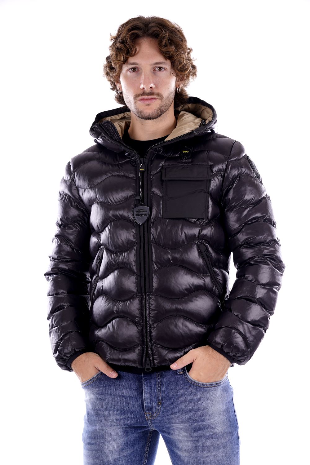 Blauer Piumino Nero Da Uomo BLUC2056999 NERO