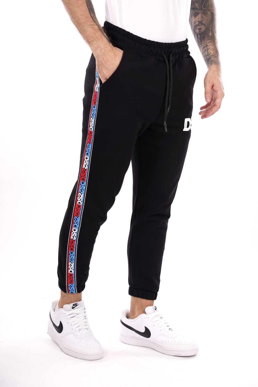 Pantalone Tuta DS2 da Uomo - nero FW2421202 NERO