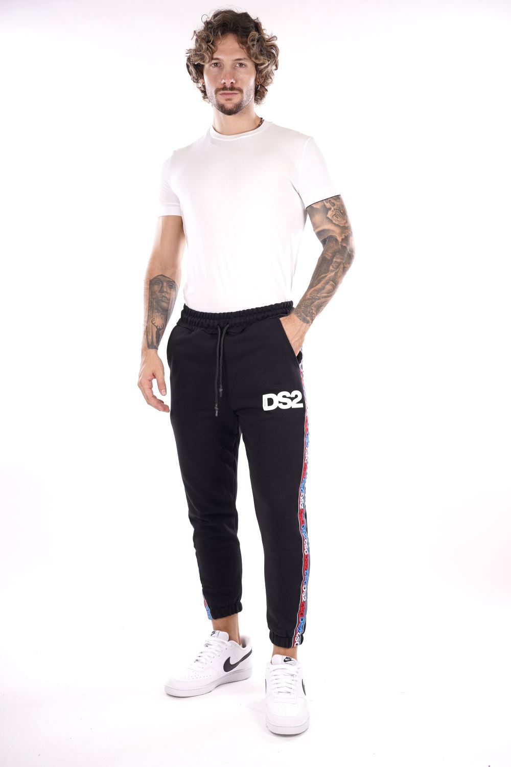 Pantalone Tuta DS2 da Uomo - nero FW2421202 NERO