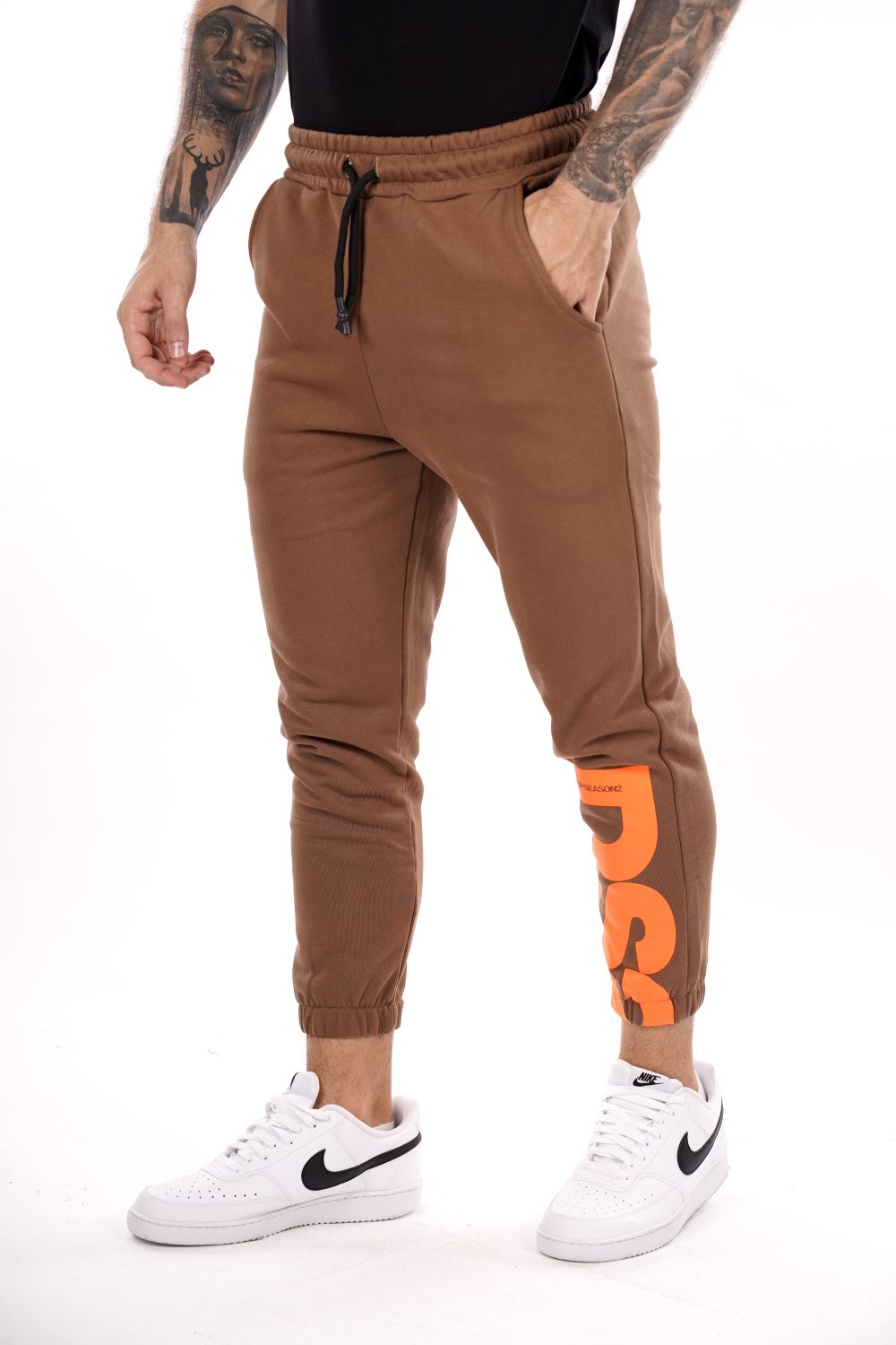 Pantalone Tuta DS2 da Uomo - marrone FW24236MARRONE