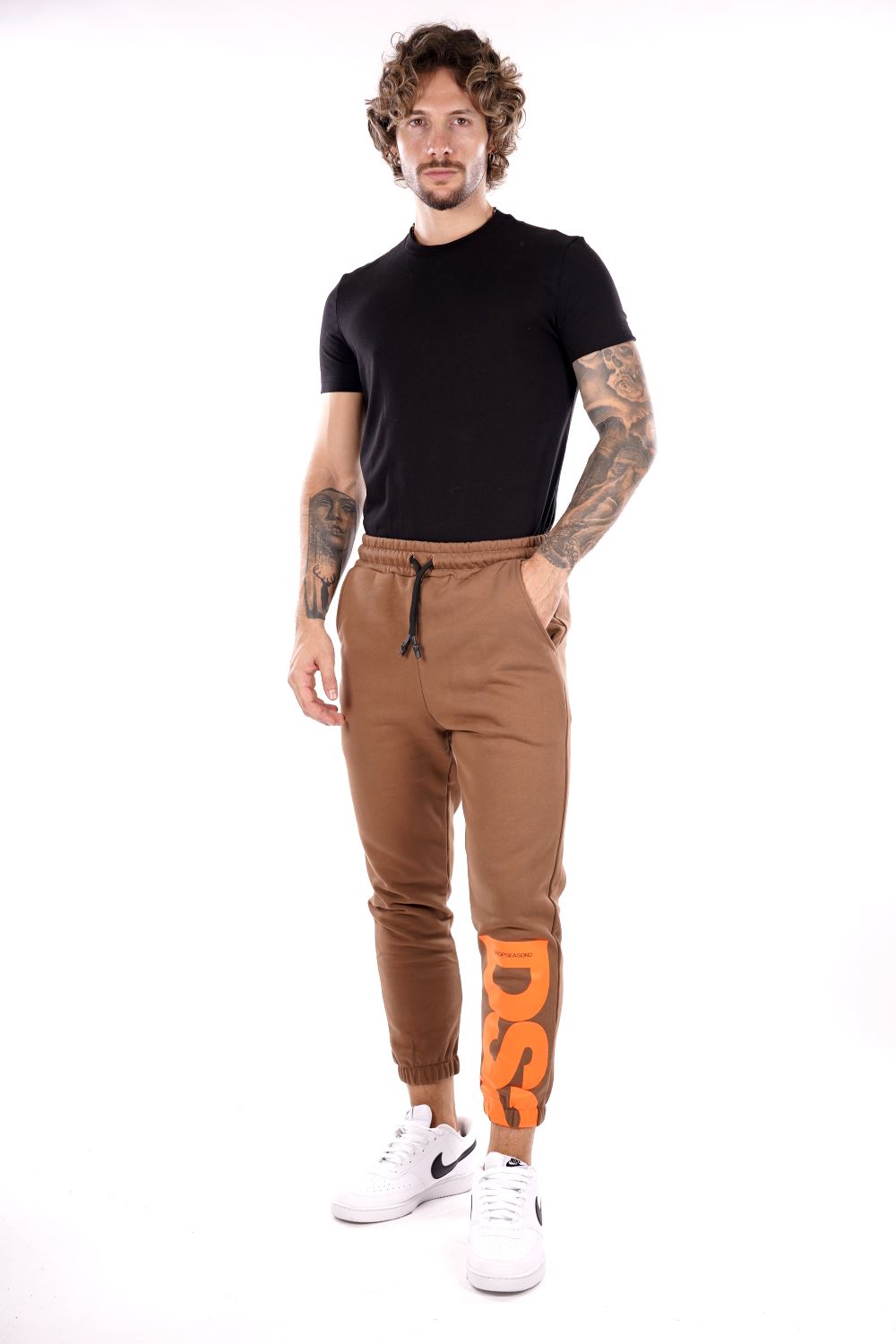 Pantalone Tuta DS2 da Uomo - marrone FW24236MARRONE