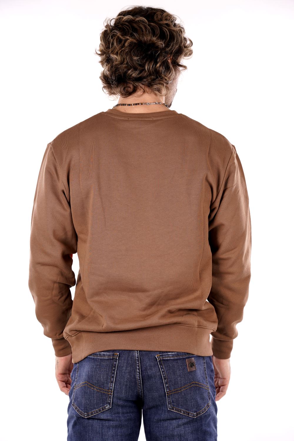 Felpa giro DS2 da Uomo - marrone FW24237MARRONE