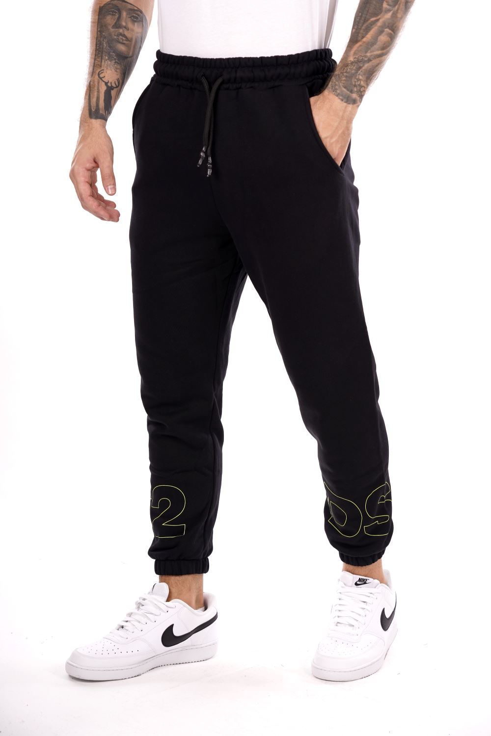 Pantalone Tuta DS2 da Uomo - nero FW24241NERO