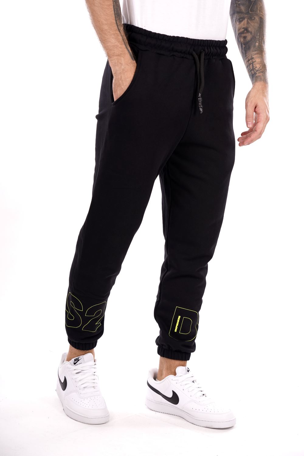 Pantalone Tuta DS2 da Uomo - nero FW24241NERO