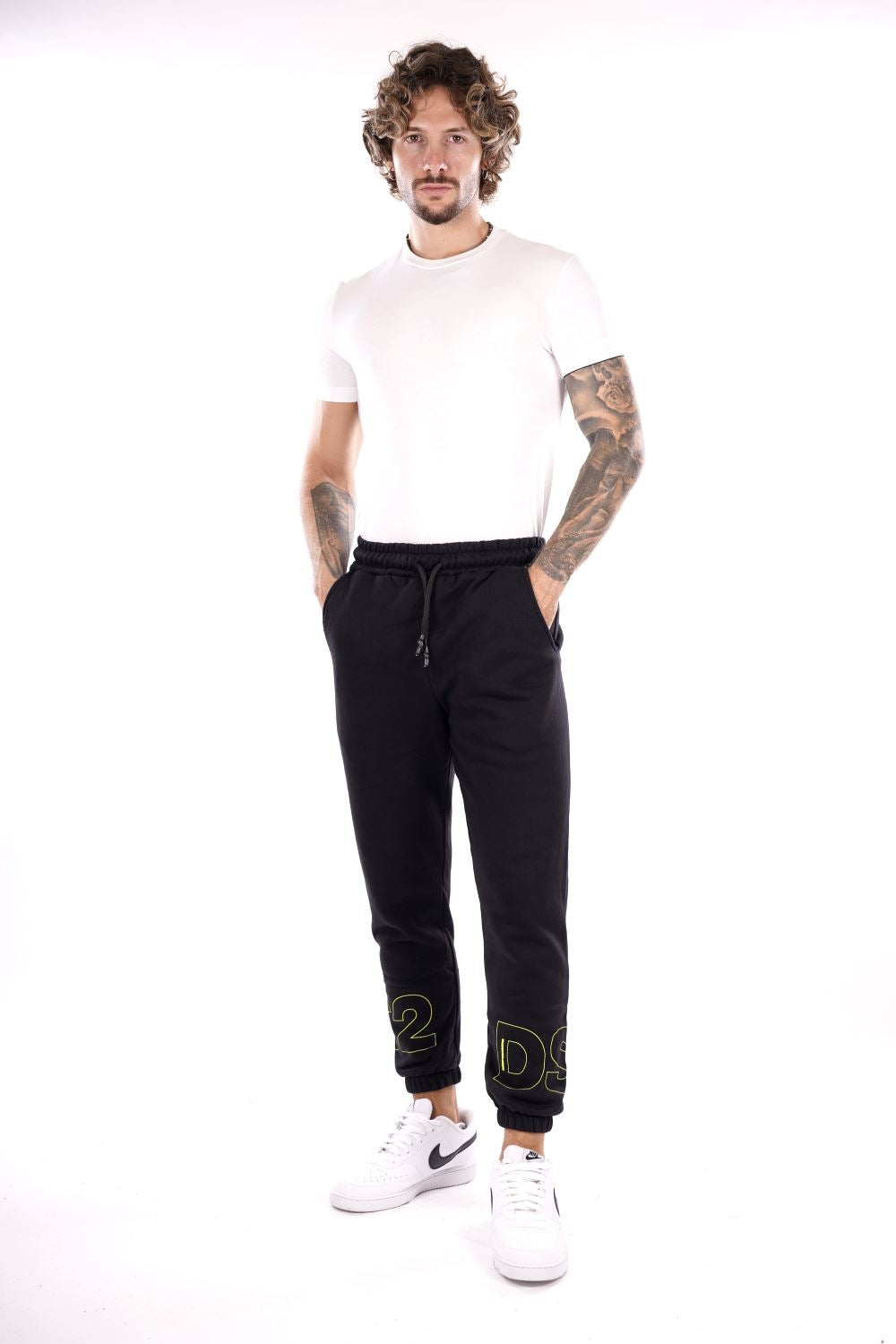 Pantalone Tuta DS2 da Uomo - nero FW24241NERO