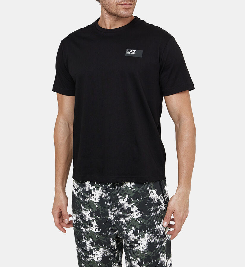 T-shirt EA7 da Uomo - nero 6DPT02PJVPZ1200 NEROCAMOU