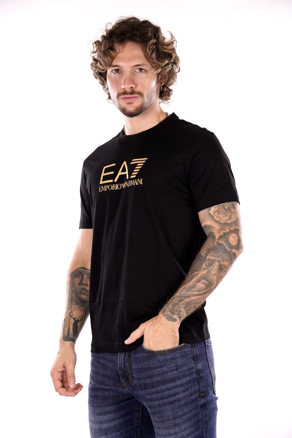 T-shirt EA7 da Uomo - nero 7M000007AF10170UC001 NEROORO