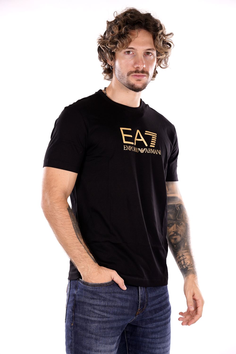 T-shirt EA7 da Uomo - nero 7M000007AF10170UC001 NEROORO