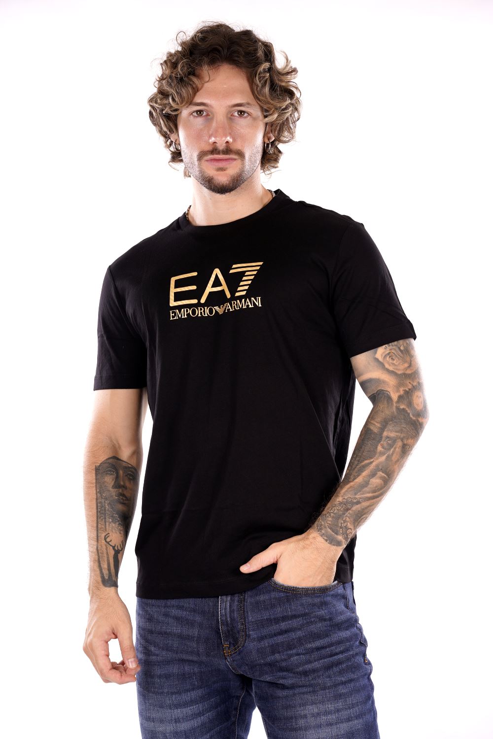 T-shirt EA7 da Uomo - nero 7M000007AF10170UC001 NEROORO