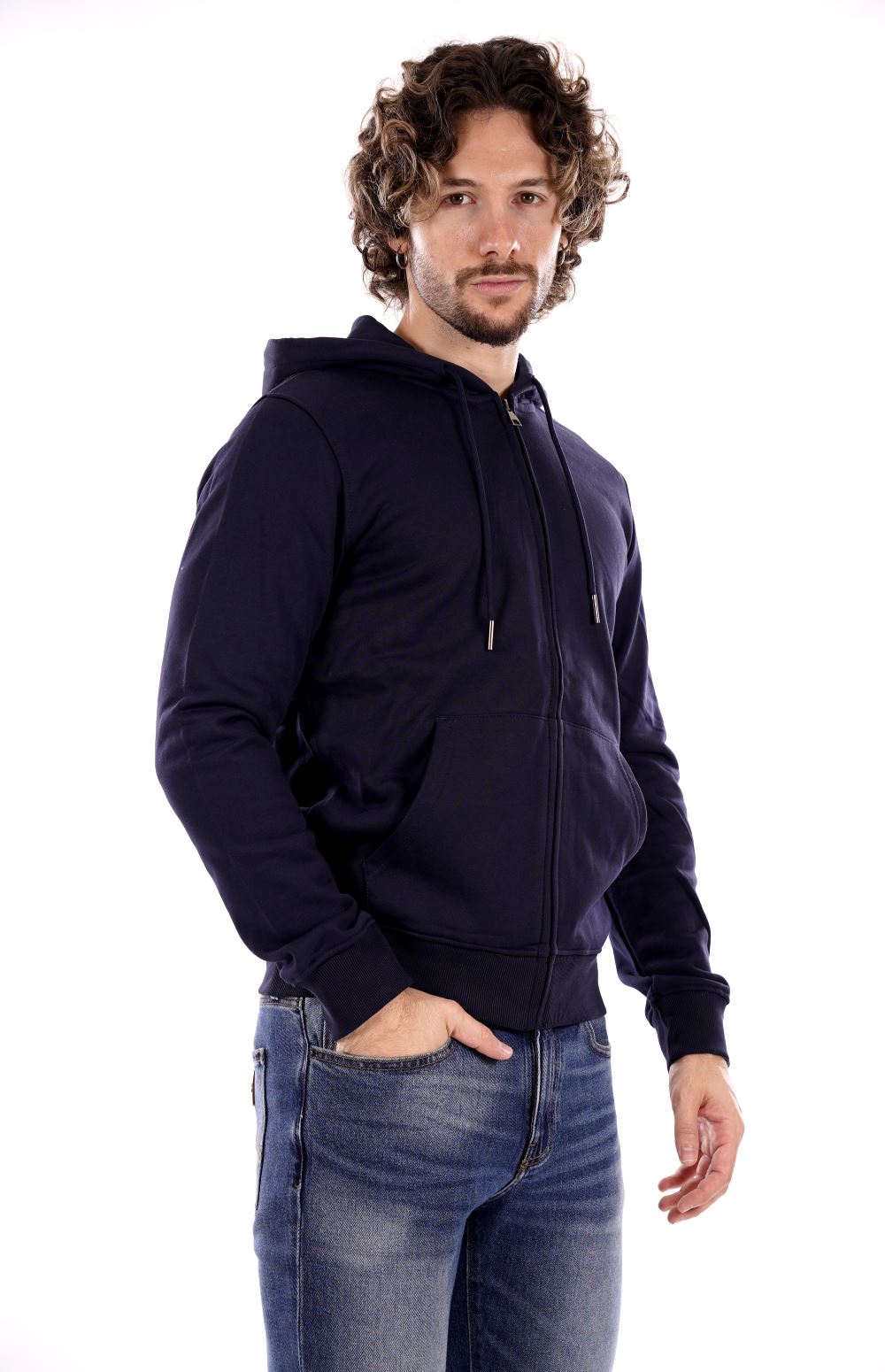 Felpa GIANNI LUPO da Uomo - blu GL2243F-F24BLU