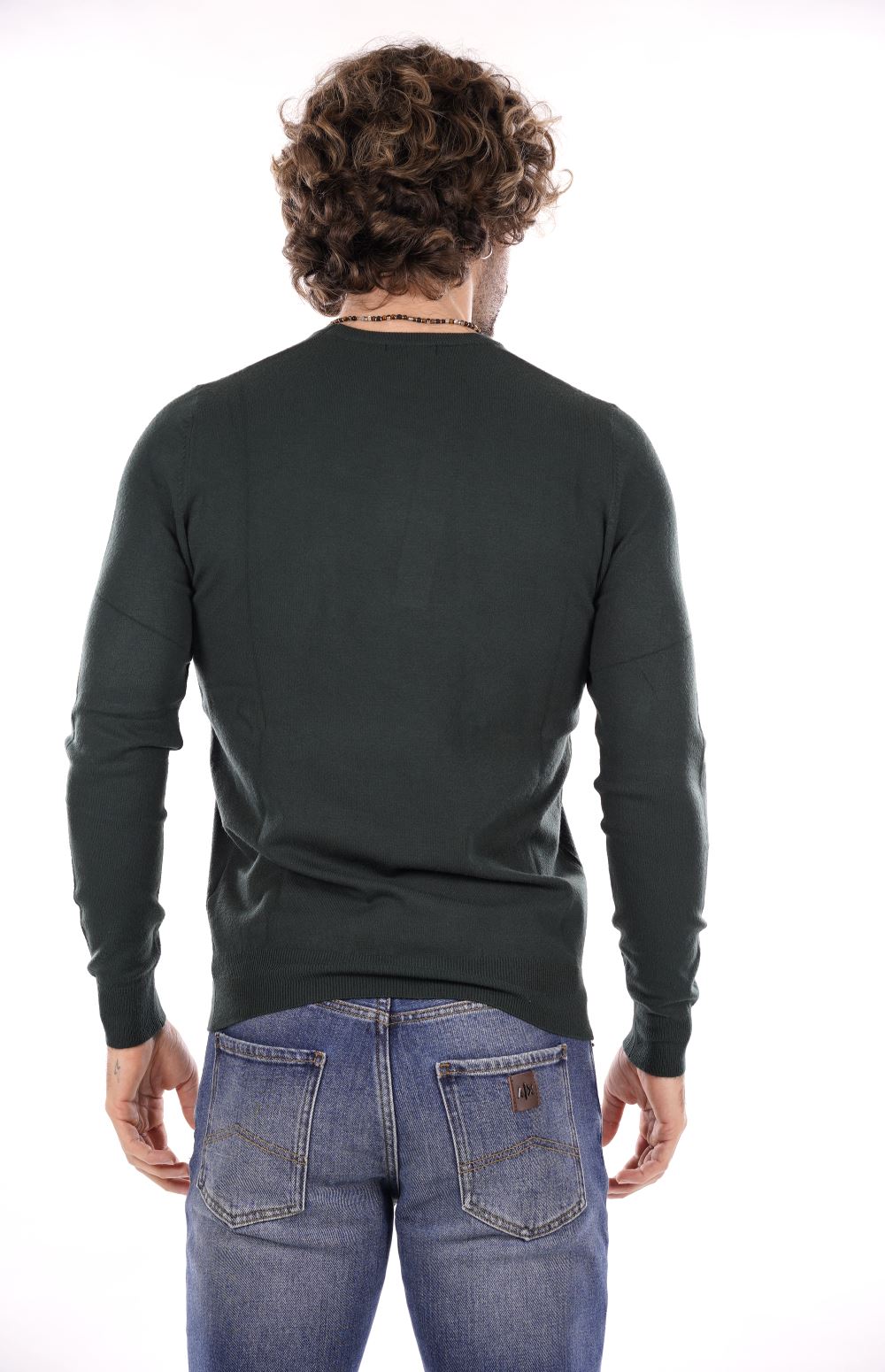 Maglia GIANNI LUPO da Uomo - verde GL33398-F24DARKGREEN