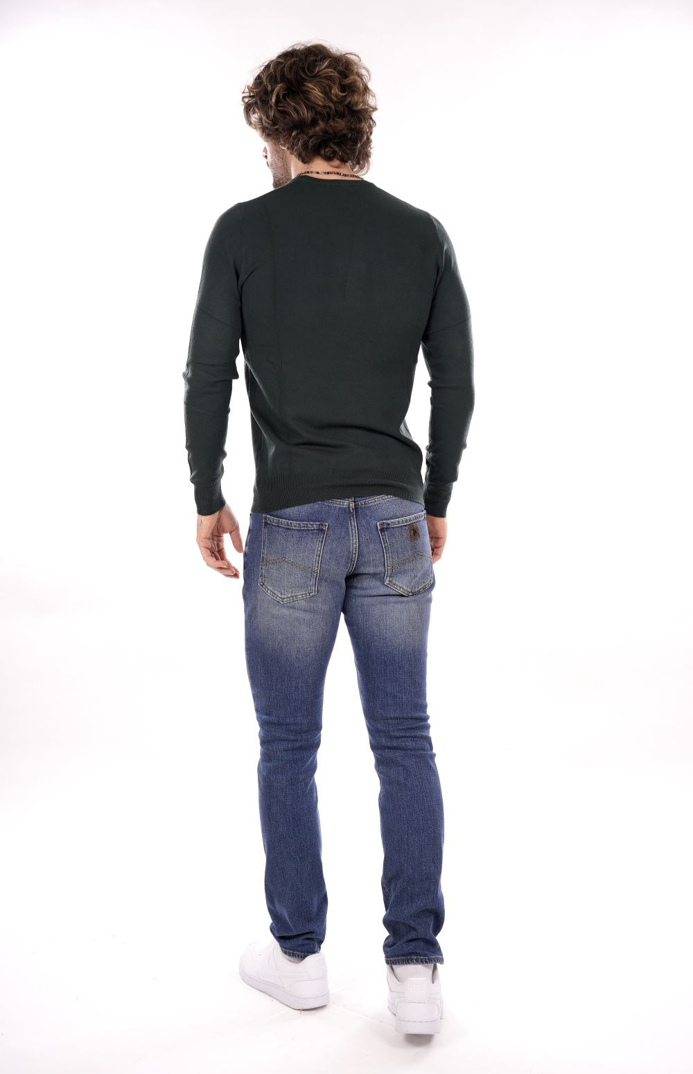 Maglia GIANNI LUPO da Uomo - verde GL33398-F24DARKGREEN