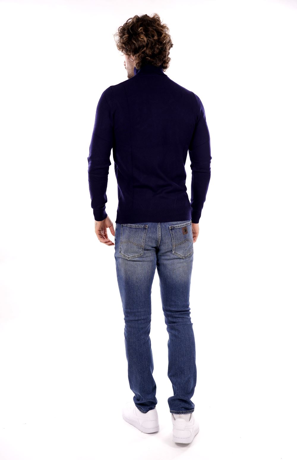 Maglia GIANNI LUPO da Uomo - blu GL33500-F24DEEP BLU