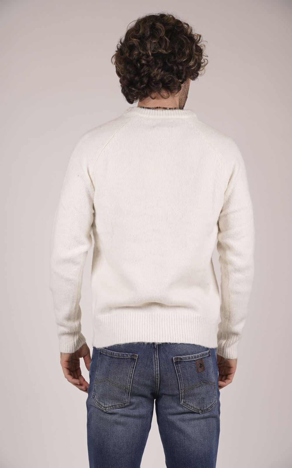 Maglione GIANNI LUPO da Uomo - bianco GL35052-F24PANNA