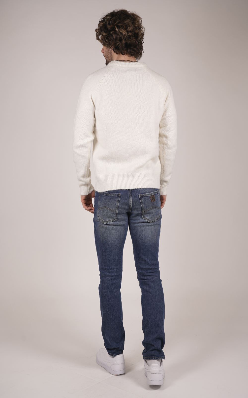 Maglione GIANNI LUPO da Uomo - bianco GL35052-F24PANNA