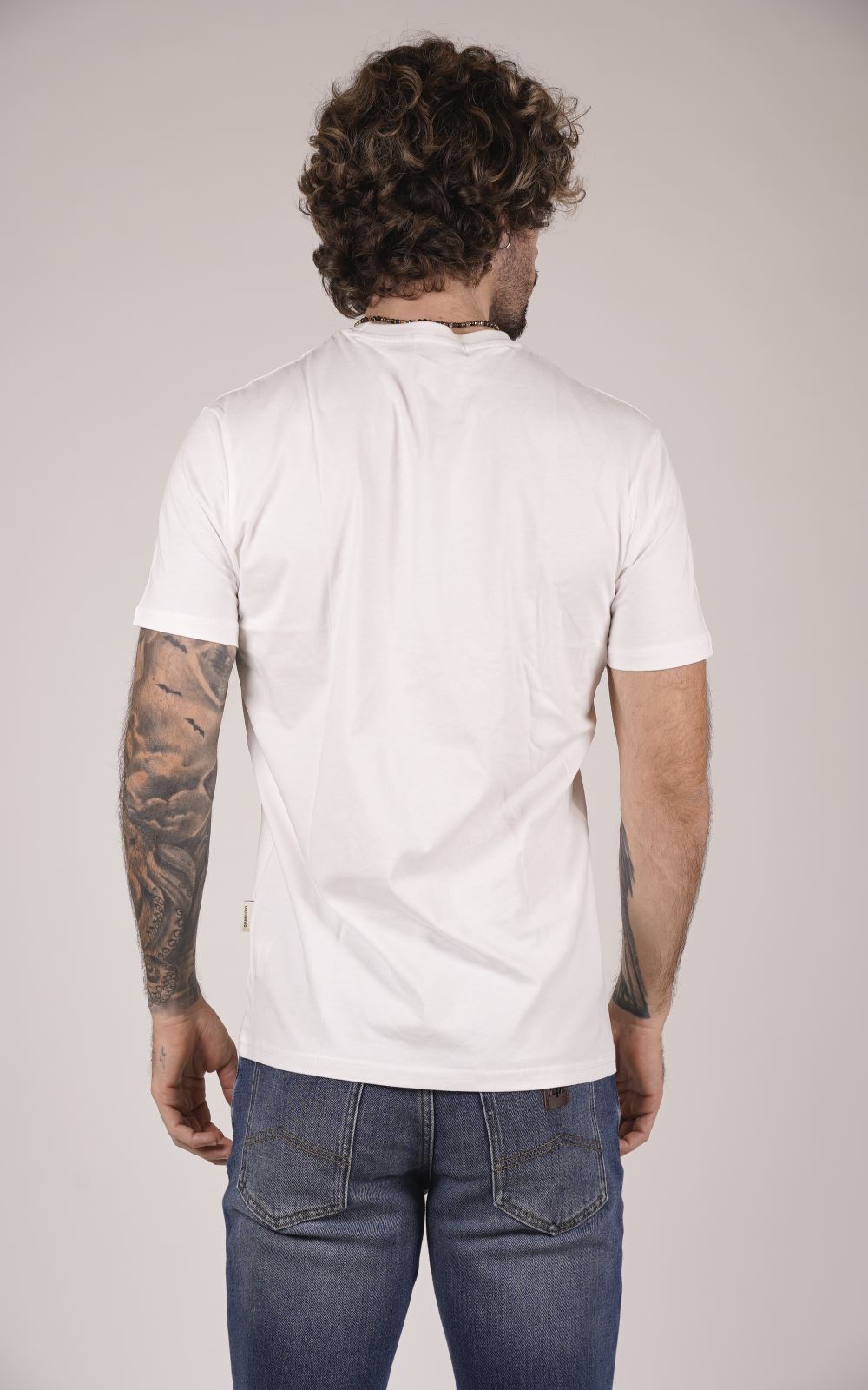 T-shirt GIANNI LUPO da Uomo - bianco GL963F-25WHT