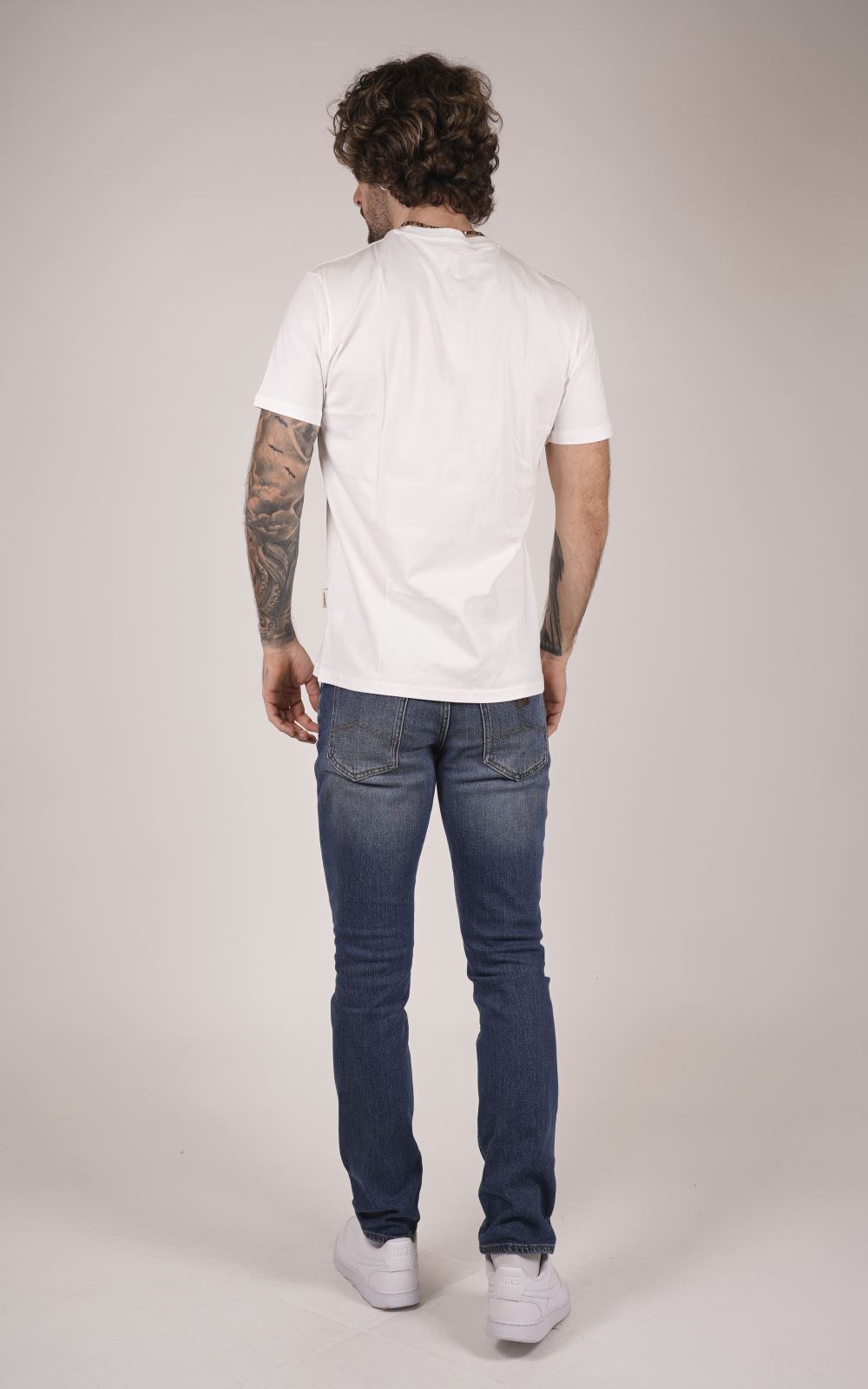 T-shirt GIANNI LUPO da Uomo - bianco GL963F-25WHT