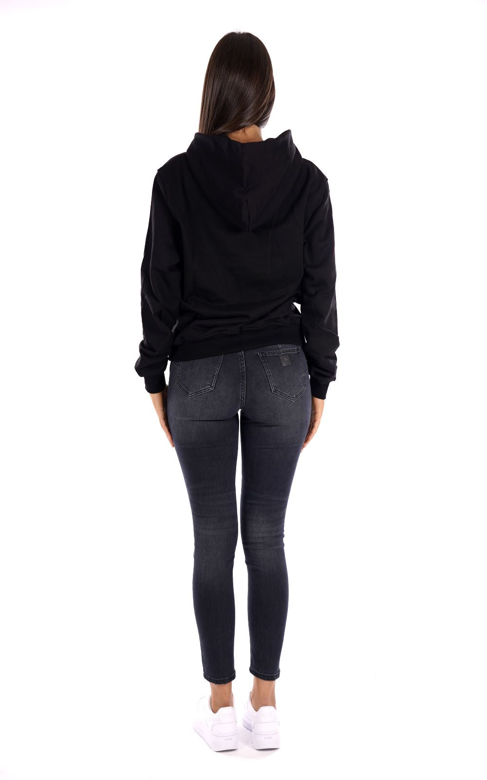 Felpa Cappuccio HINNOMINATE da Donna - nero HMABW1021 NERO