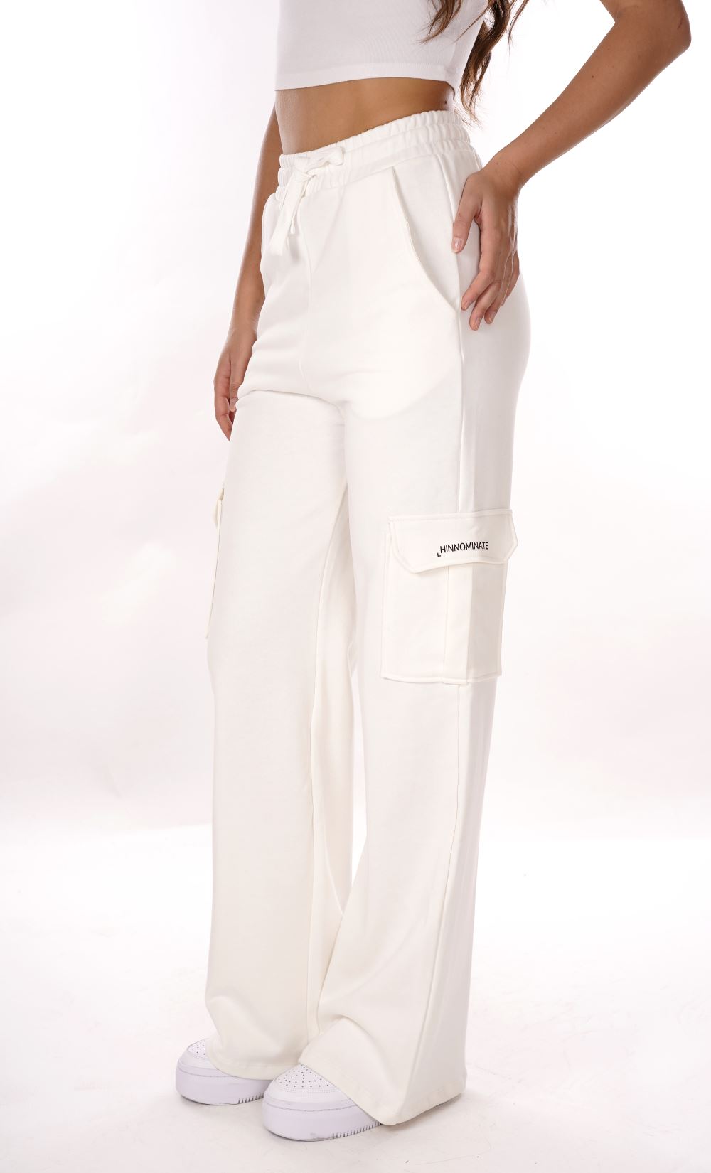 Pantalone Tuta HINNOMINATE da Donna - bianco HMABW1036BIANCO