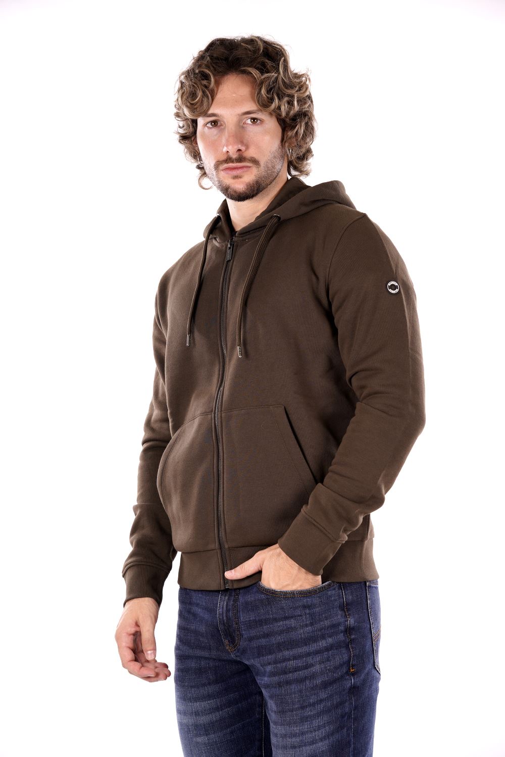 Felpa MARK UP da Uomo - verde MK22002MILITARE