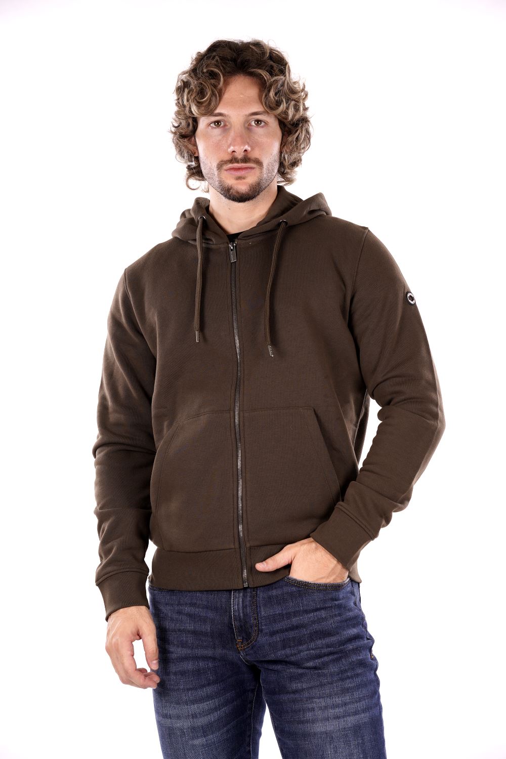 Felpa MARK UP da Uomo - verde MK22002MILITARE