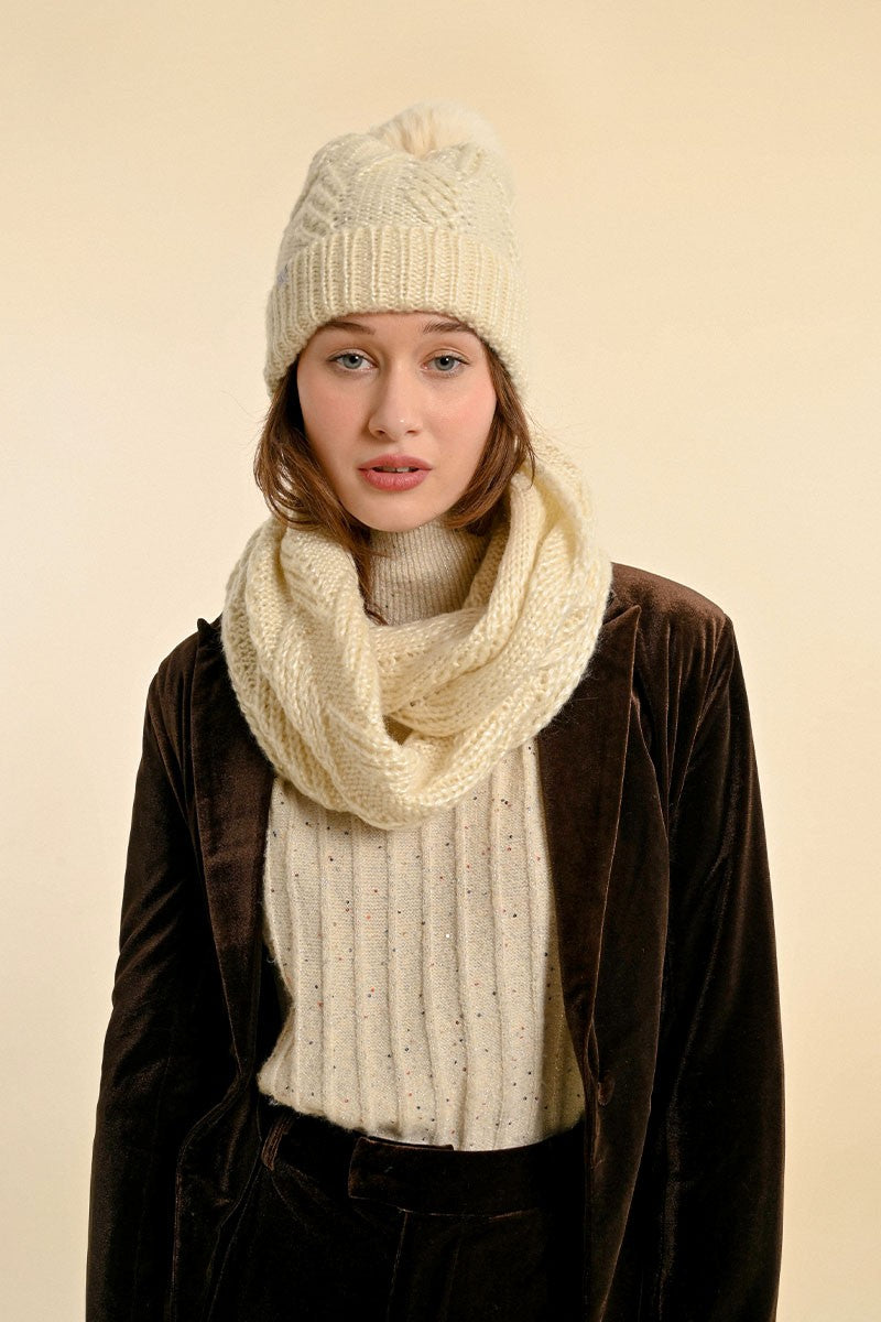 Sciarpa MOLLY BRACKEN da Donna - bianco B269CHOFFWHT