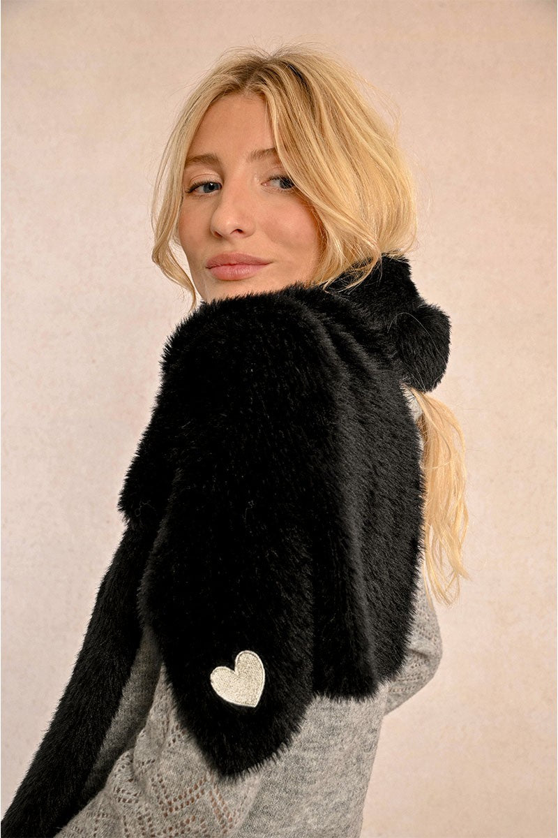 Sciarpa MOLLY BRACKEN da Donna - nero B284CHBLK