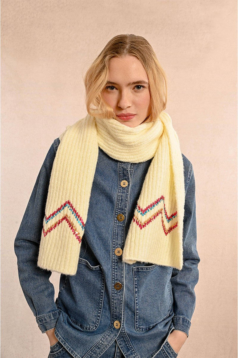 Sciarpa MOLLY BRACKEN da Donna - bianco B286CHOFFWHT