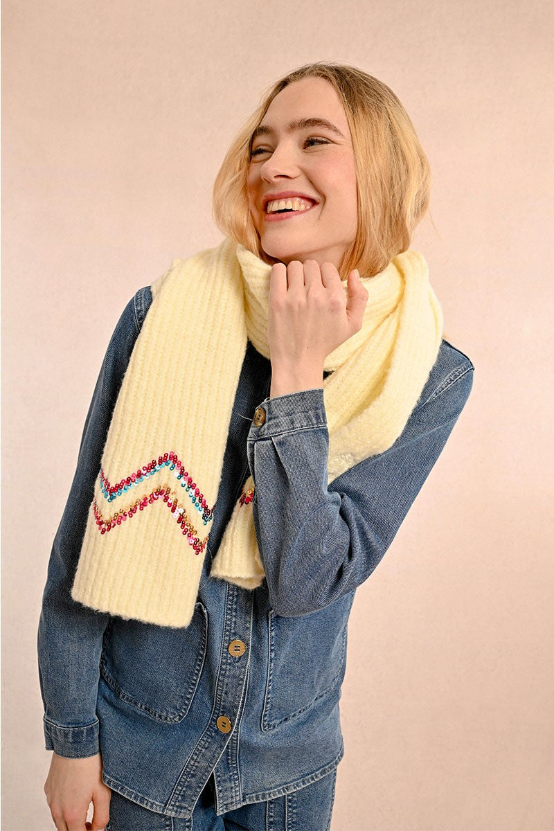 Sciarpa MOLLY BRACKEN da Donna - bianco B286CHOFFWHT