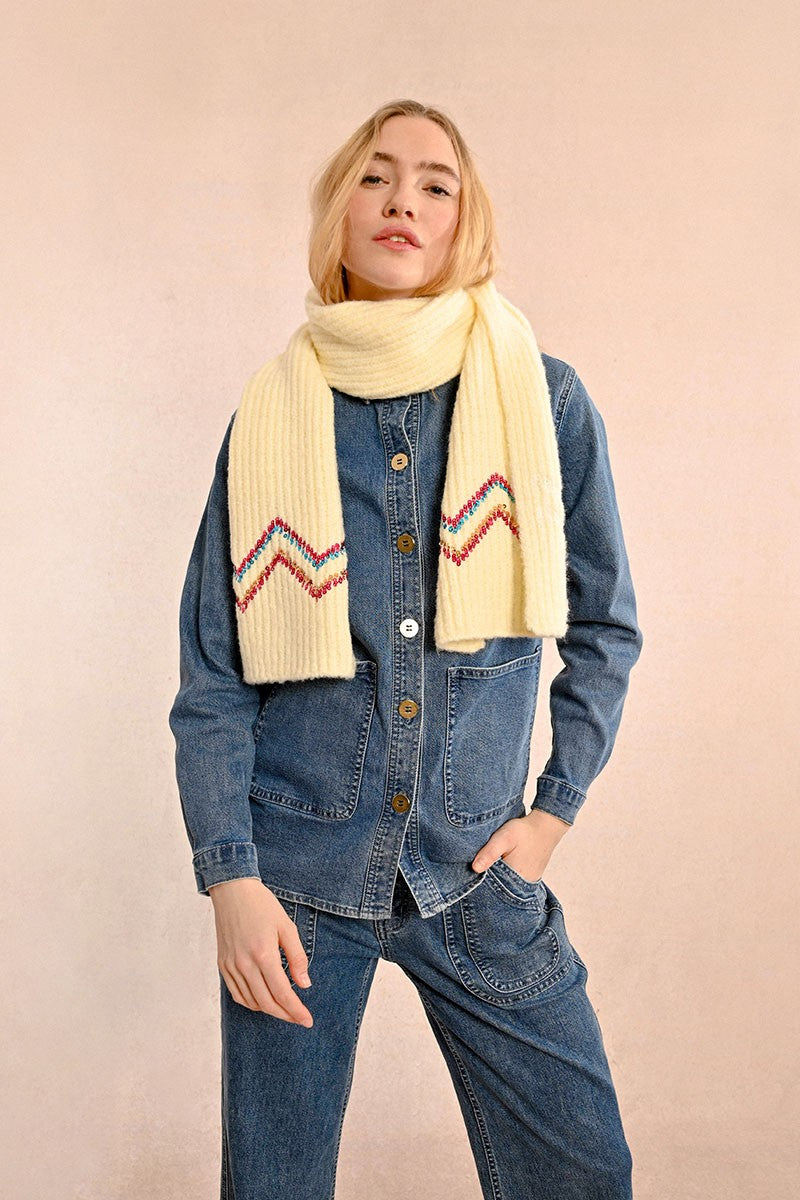 Sciarpa MOLLY BRACKEN da Donna - bianco B286CHOFFWHT