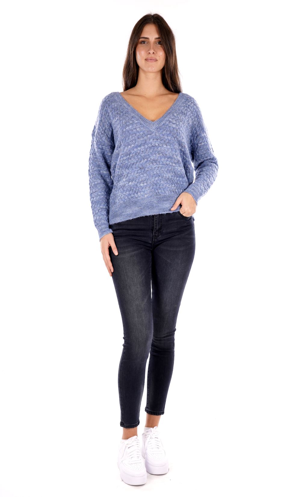 Maglione MOLLY BRACKEN da Donna - blu LA1602CNBLUE