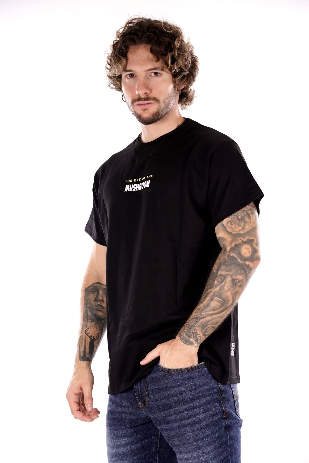 T-shirt MUSHROOM da Uomo - nero 24FWMU1501401