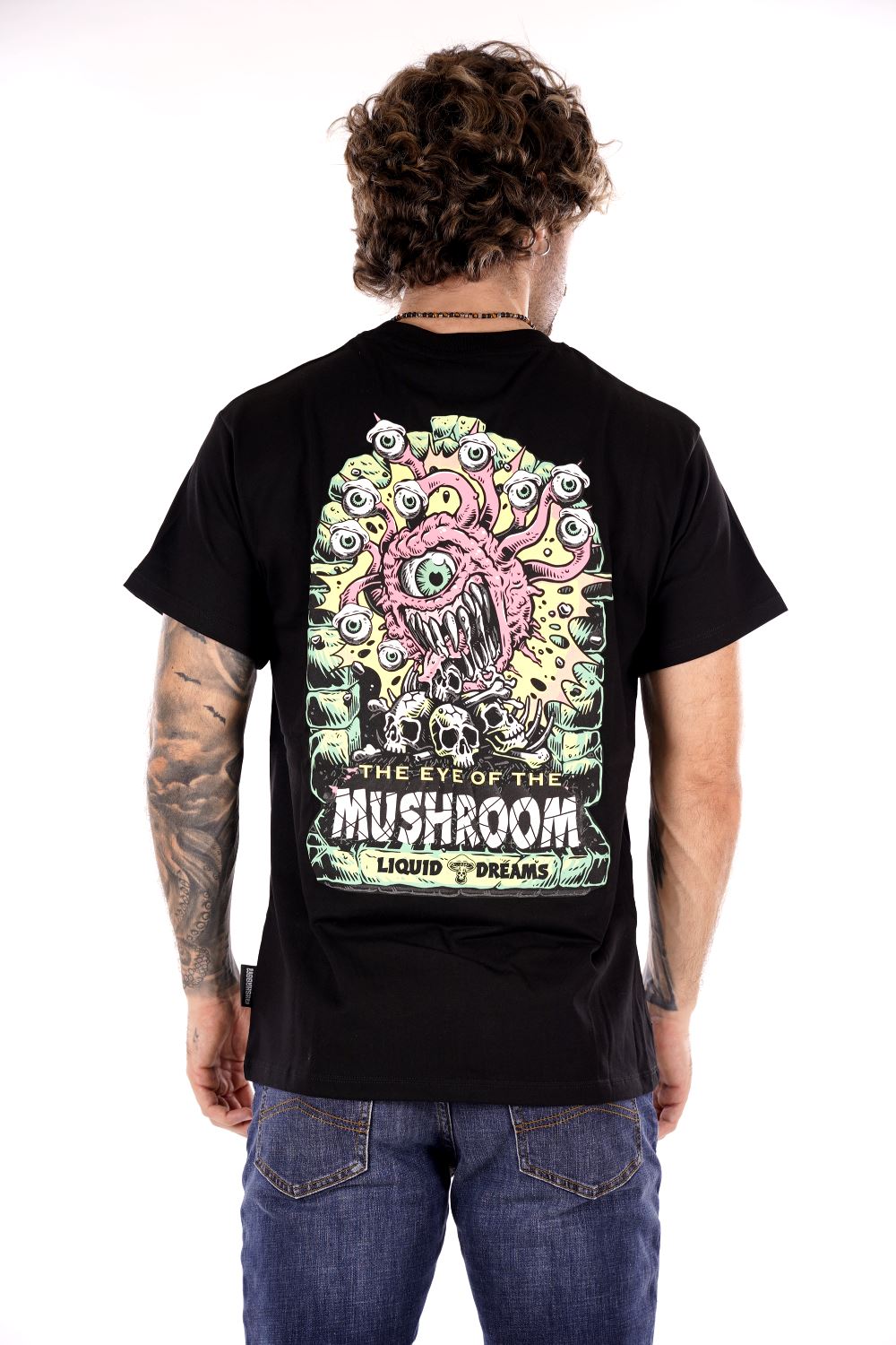 T-shirt MUSHROOM da Uomo - nero 24FWMU1501401