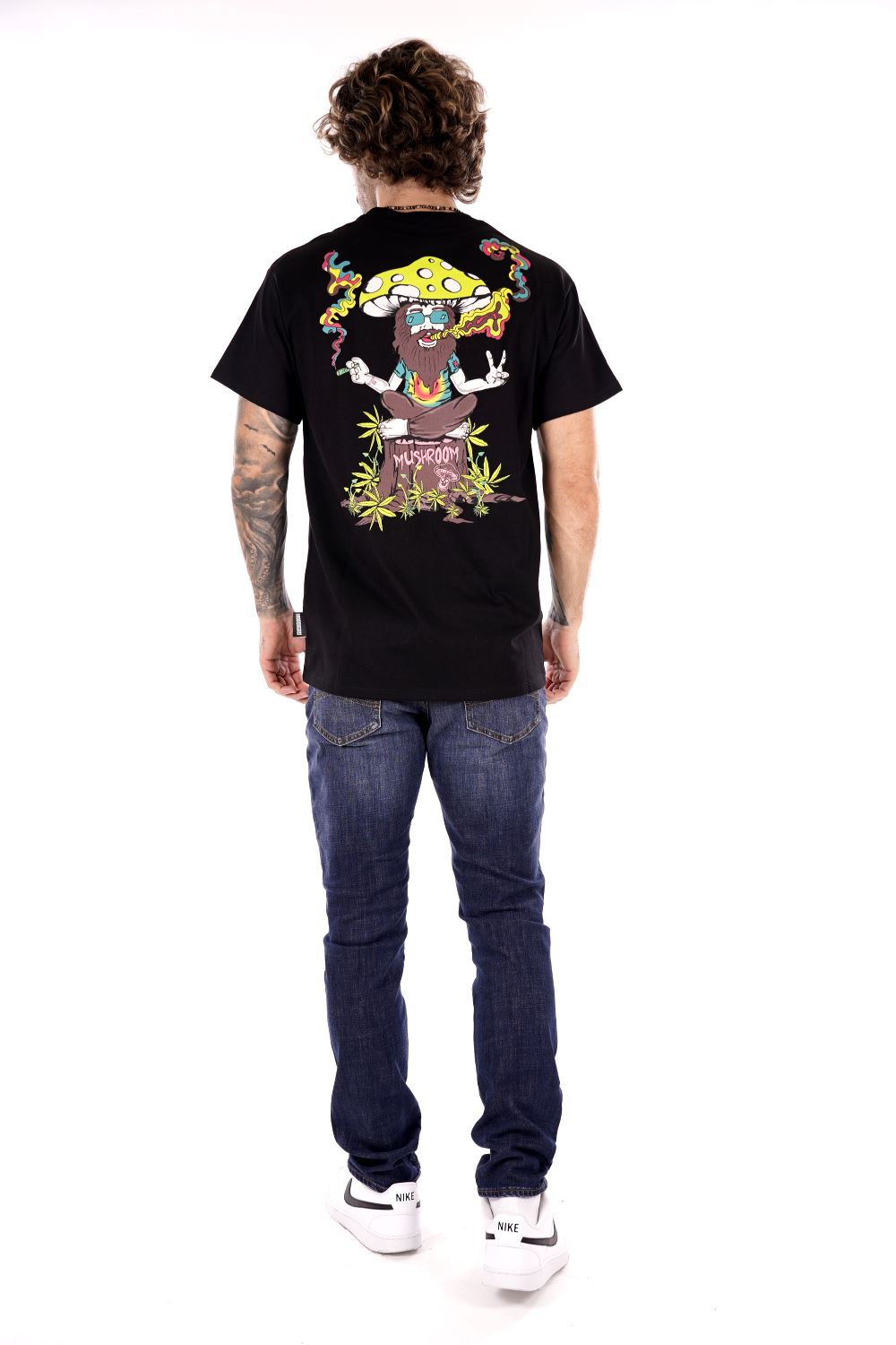 T-shirt MUSHROOM da Uomo - nero 24FWMU1502201