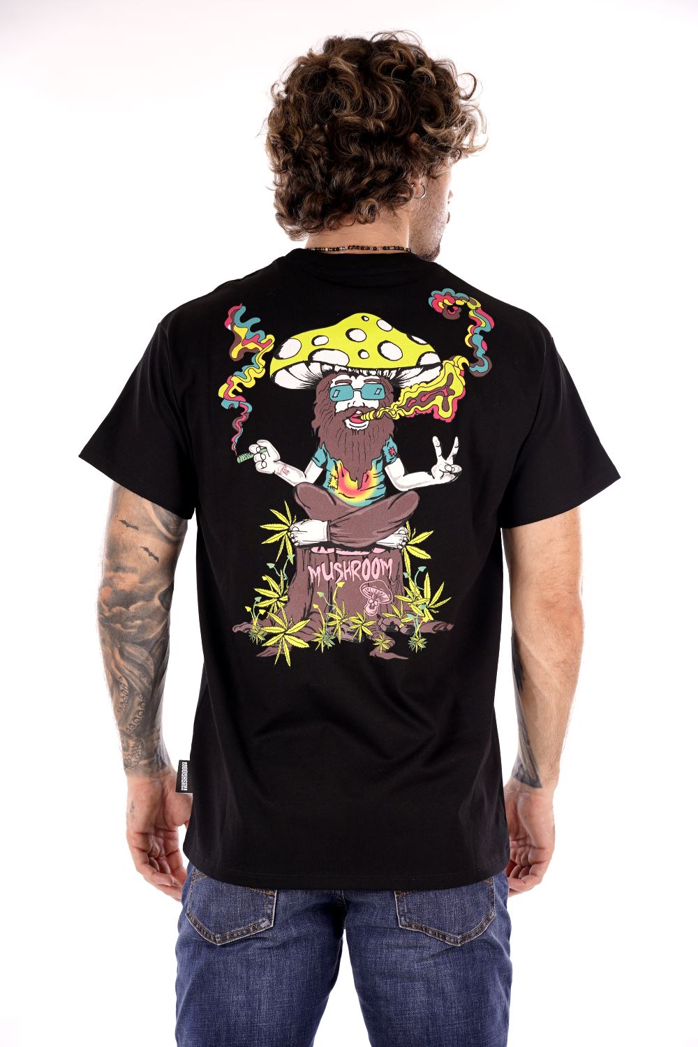 T-shirt MUSHROOM da Uomo - nero 24FWMU1502201