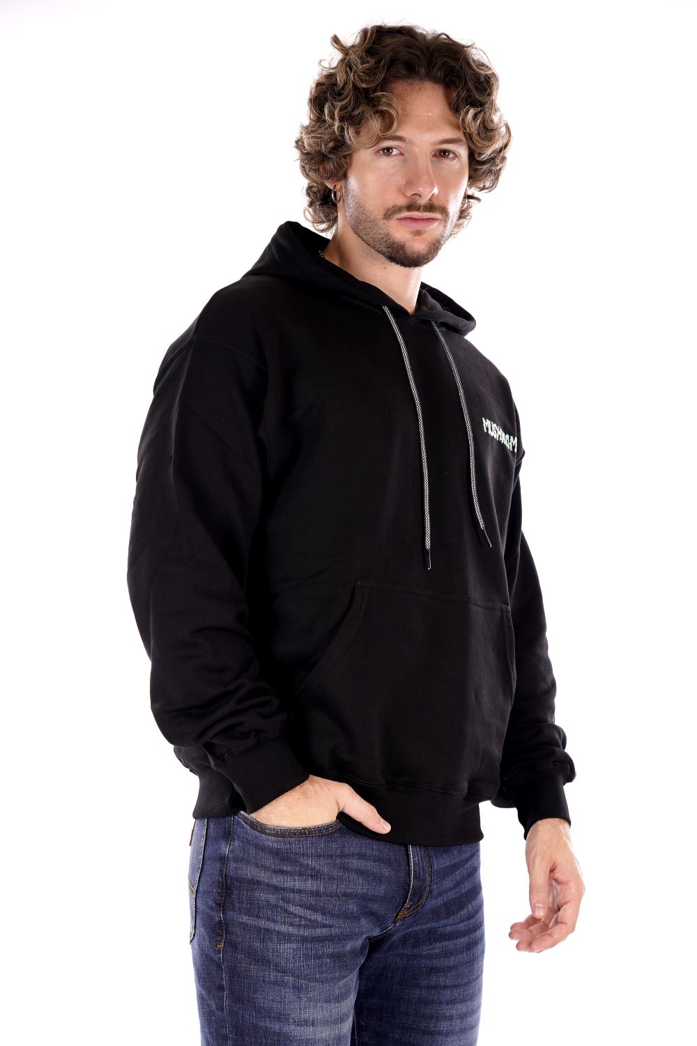 Felpa MUSHROOM da Uomo - nero 24FWMU2500101