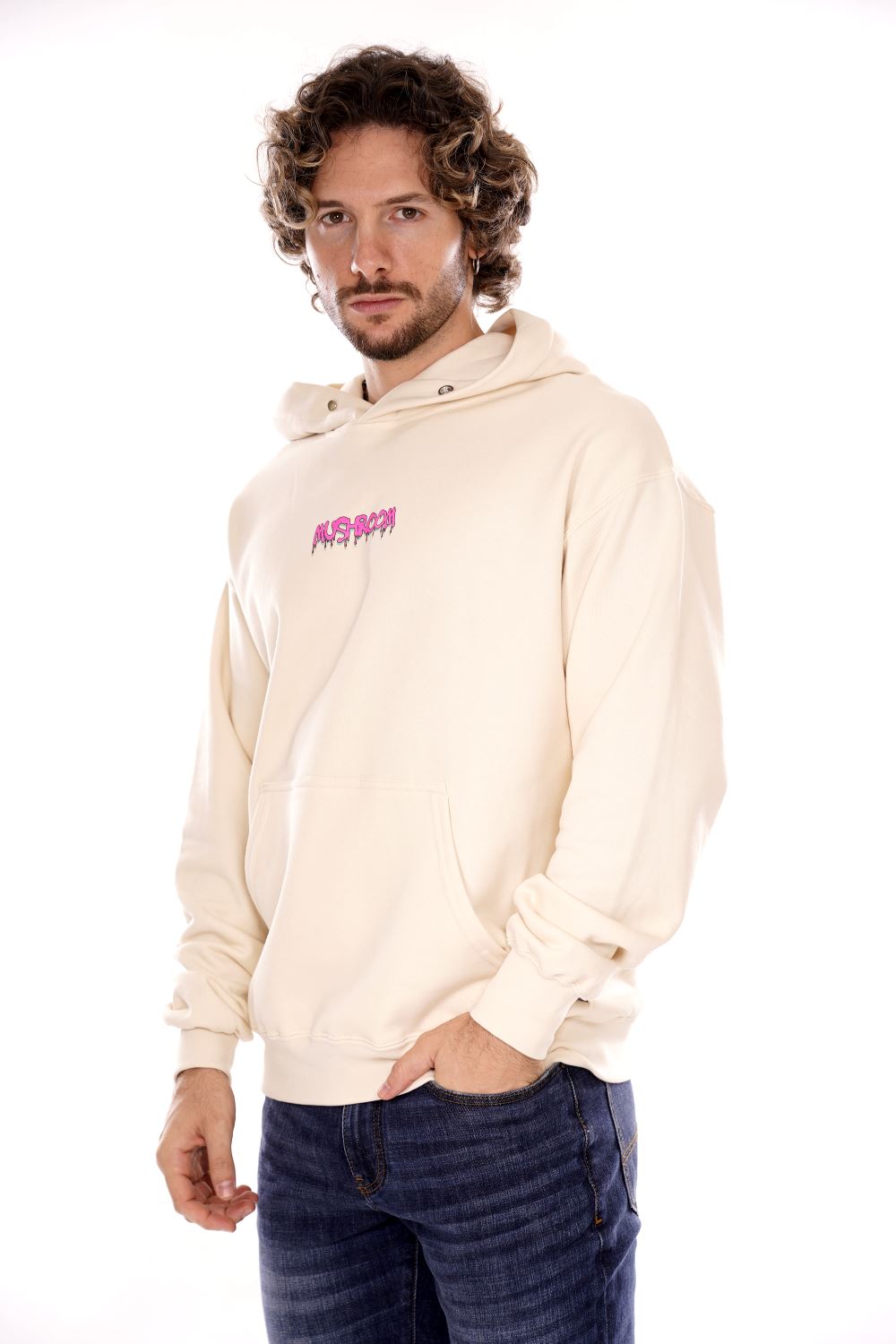 Felpa MUSHROOM da Uomo - bianco 24FWMU2500733