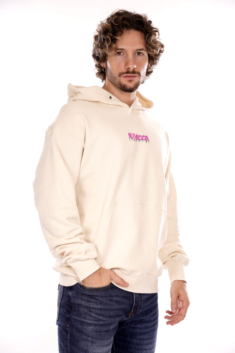 Felpa MUSHROOM da Uomo - bianco 24FWMU2500733