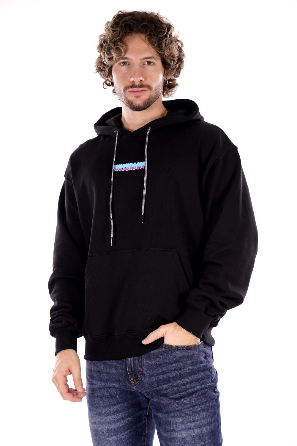 Felpa MUSHROOM da Uomo - nero 24FWMU2500801