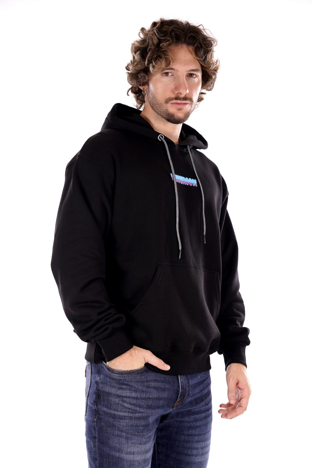 Felpa MUSHROOM da Uomo - nero 24FWMU2500801
