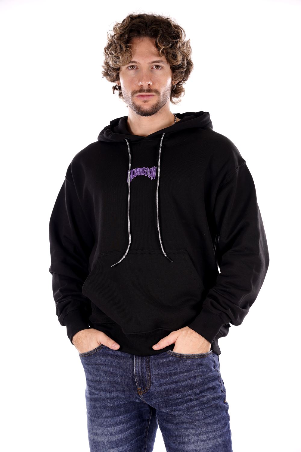 Felpa MUSHROOM da Uomo - nero 24FWMU2501501