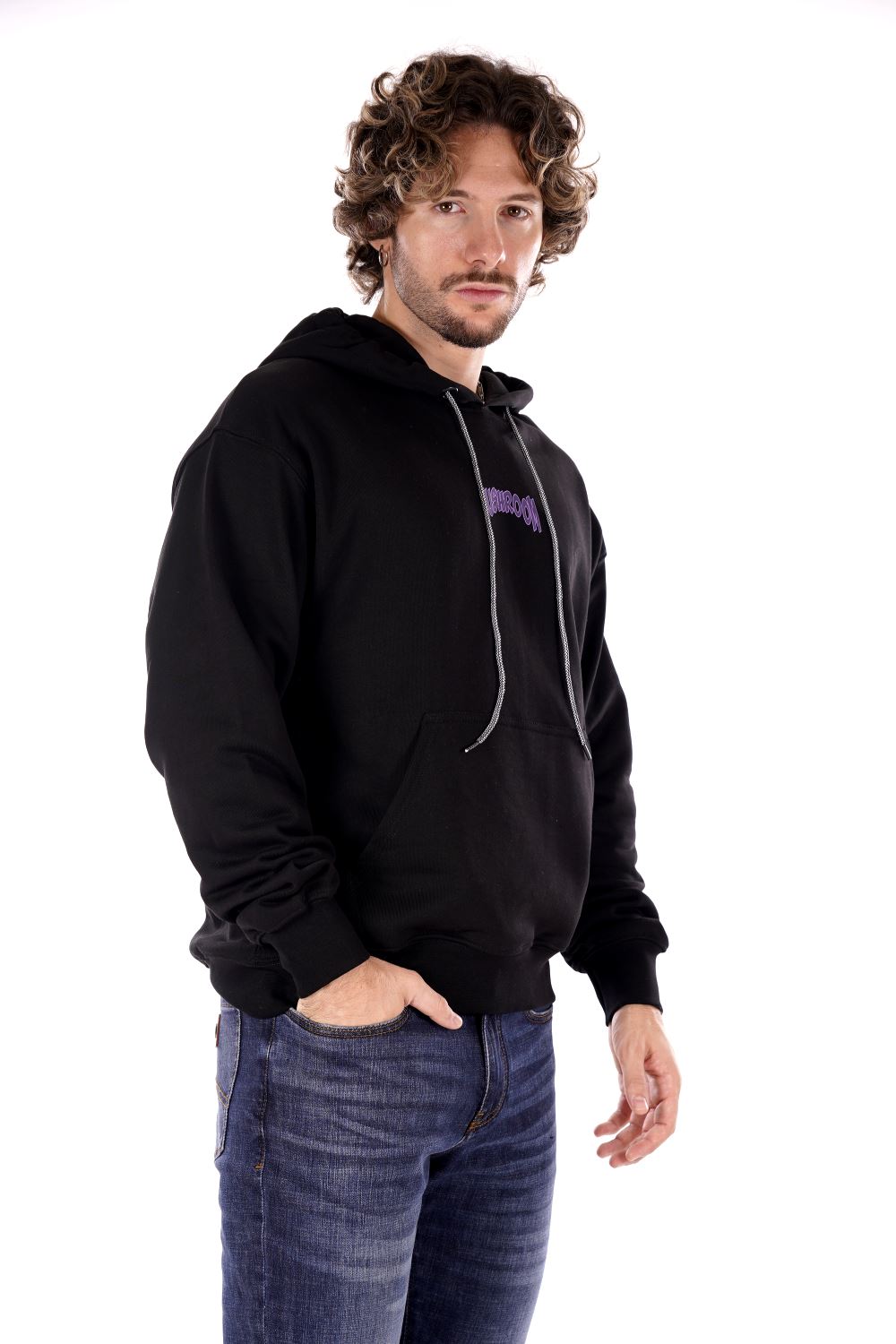 Felpa MUSHROOM da Uomo - nero 24FWMU2501501