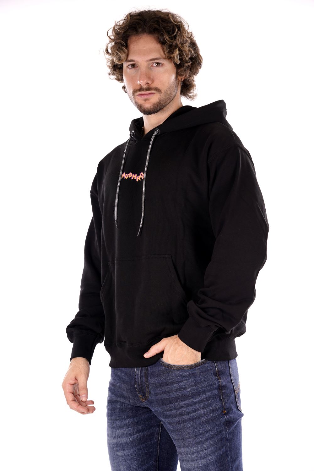 Felpa MUSHROOM da Uomo - nero 24FWMU2501801