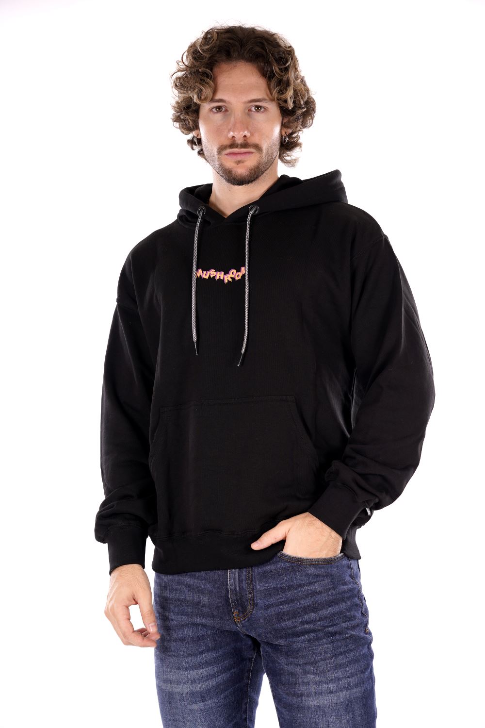 Felpa MUSHROOM da Uomo - nero 24FWMU2501801